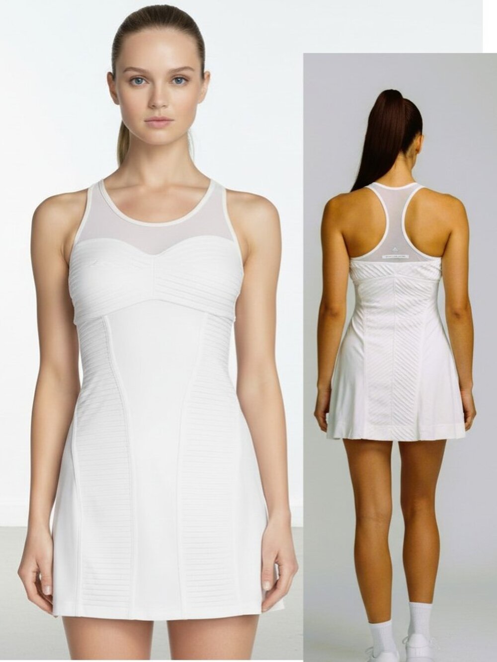 NWT Rare Beautiful Adidas Stella McCartney pleated Tennis Dress skirt XS